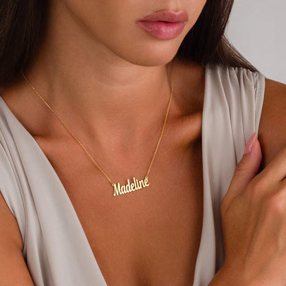 El Yazılı Trend Kolye - 925 GÜMÜŞ