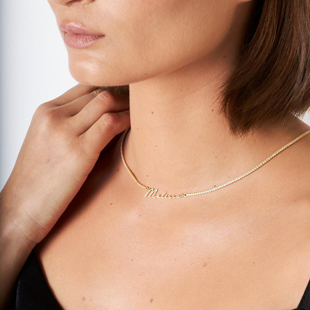 Su Yolu Zinciri İsimli Kolye - 925 GÜMÜŞ