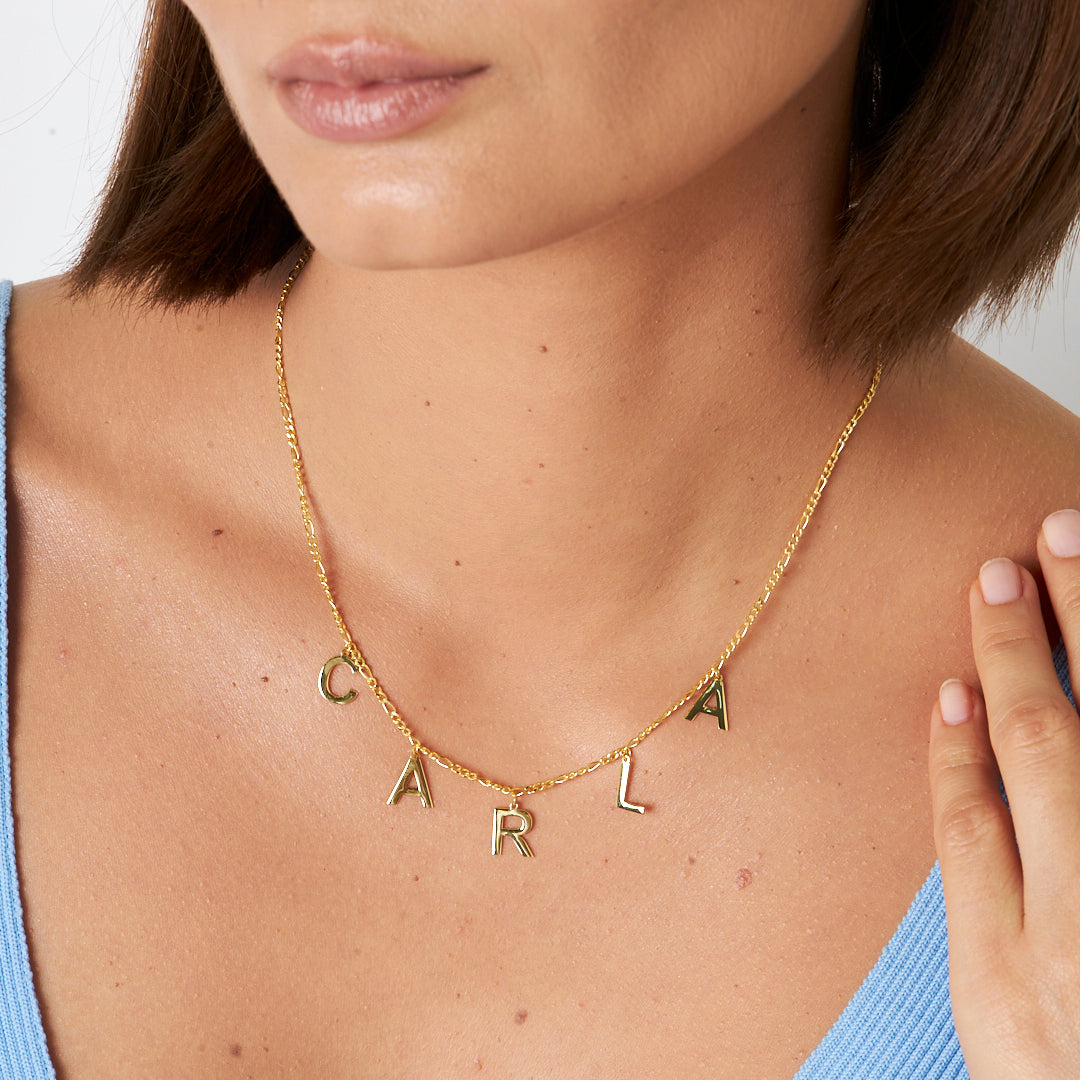 İsimli Zincir Kolye - 925 GÜMÜŞ