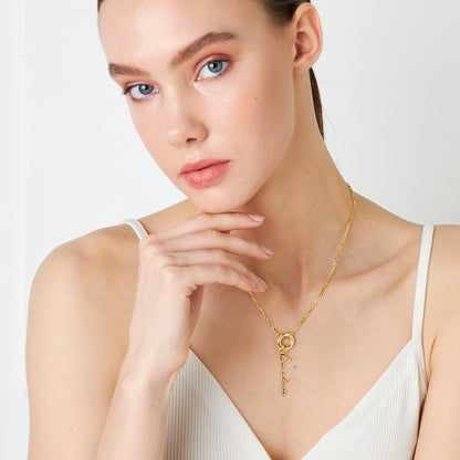 İmza Kilitli Kolye - 925 GÜMÜŞ