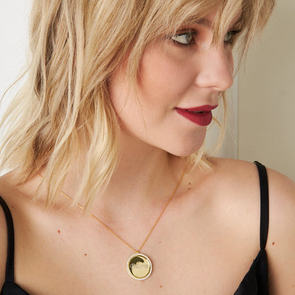 Taş Plaka İsim İşlemeli Kolye - 925 GÜMÜŞ