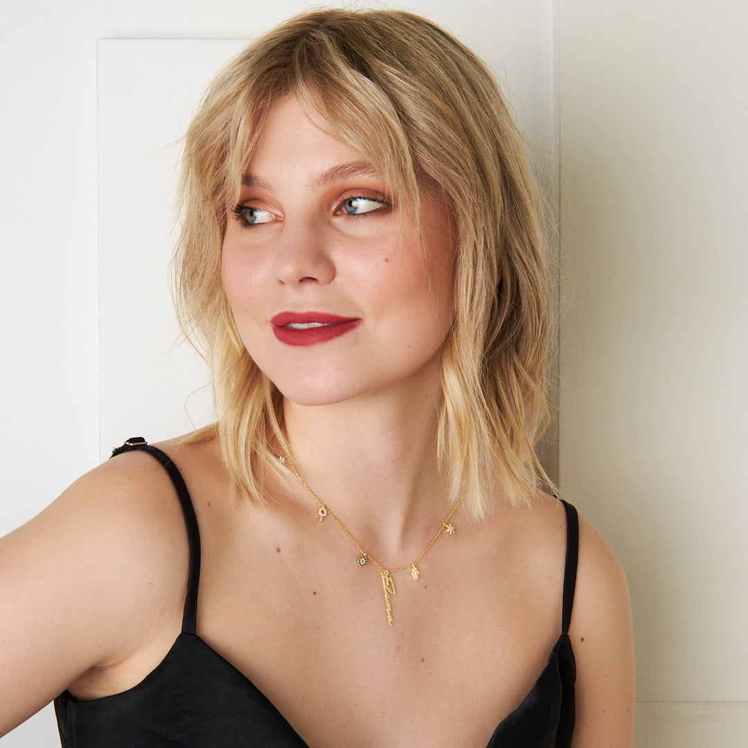 İsimli Şans Kolye - 925 GÜMÜŞ