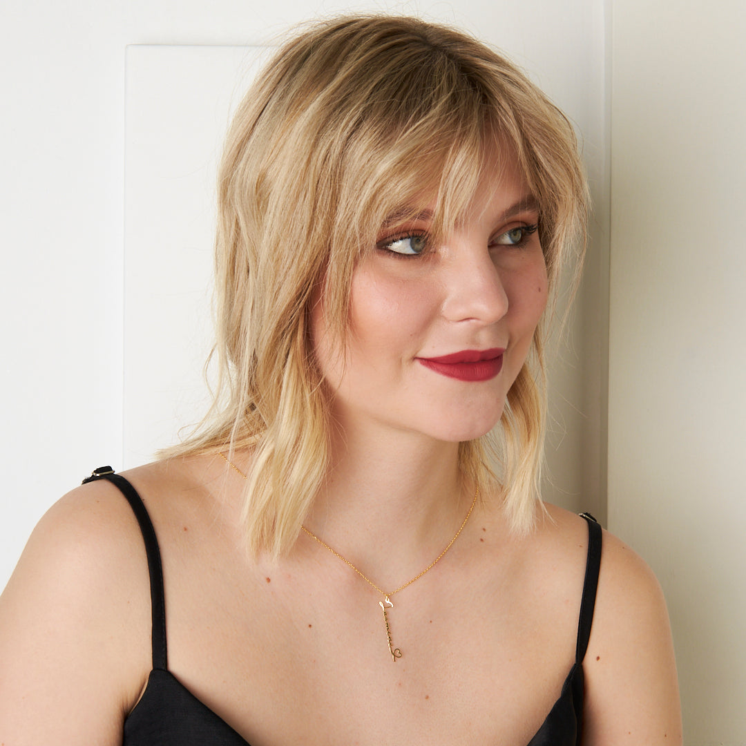 Kalp Sembollü İsimli Kolye - 925 GÜMÜŞ