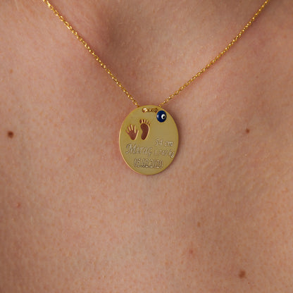 Nazar İlk Adım Yenidoğan Kolye - 925 GÜMÜŞ