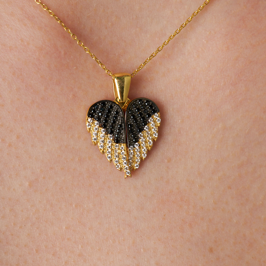 Aşkın Kanatları İsim Kolye - 925 GÜMÜŞ