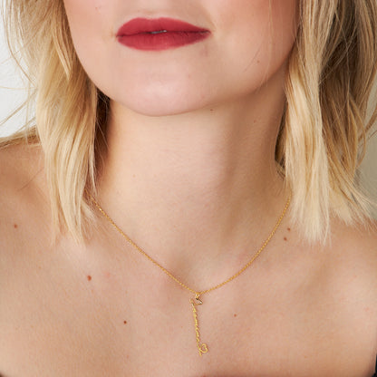 Kalp Sembollü İsimli Kolye - 925 GÜMÜŞ