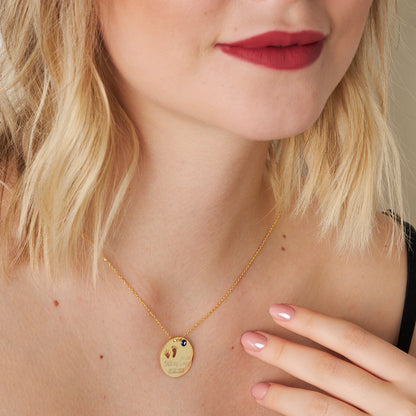 Nazar İlk Adım Yenidoğan Kolye - 925 GÜMÜŞ