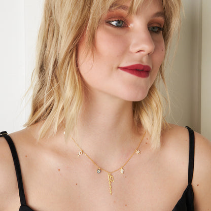 İsimli Şans Kolye - 925 GÜMÜŞ