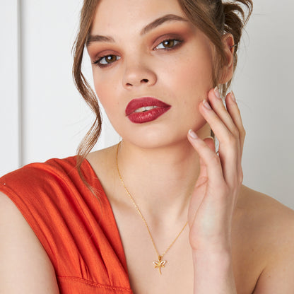 Yusufçuk Böceği Kolye - 925 GÜMÜŞ