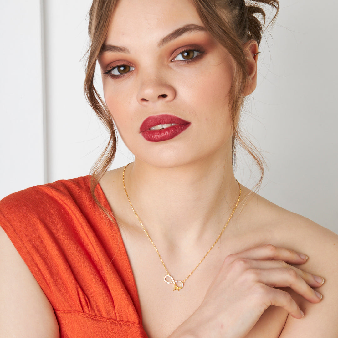 Sonsuz Yusufçuk Kolye - 925 GÜMÜŞ