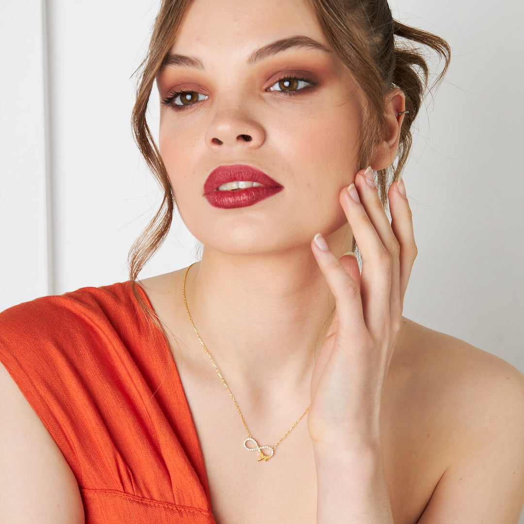 Sonsuz Yusufçuk Kolye - 925 GÜMÜŞ