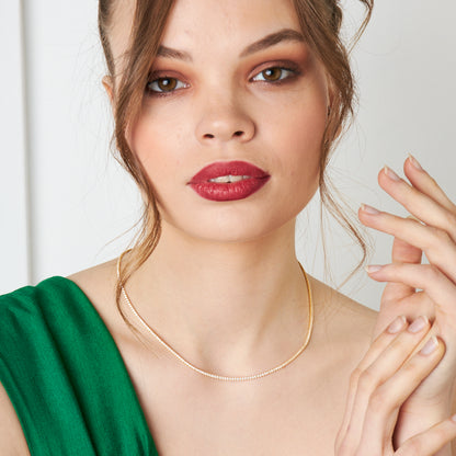 Su Yolu Zincir Kolye - 925 GÜMÜŞ