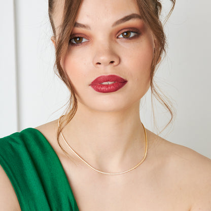 Su Yolu Zincir Kolye - 925 GÜMÜŞ