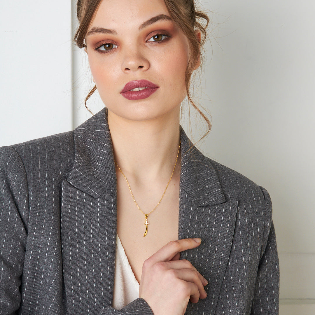 Zülfikar Kolye - 925 GÜMÜŞ