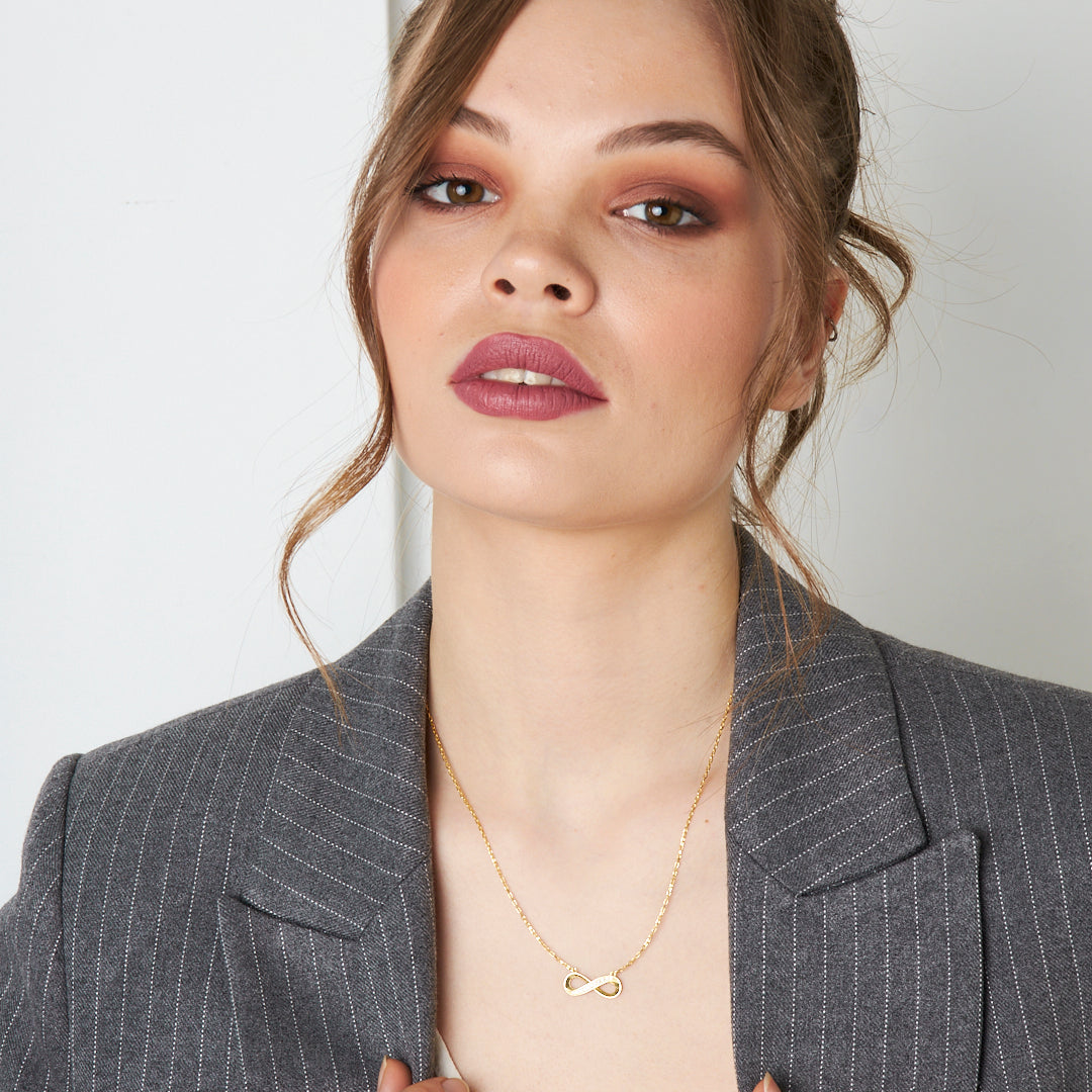 Yatay Baget Kolye - 925 GÜMÜŞ