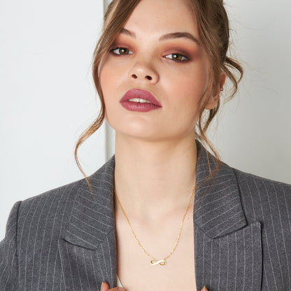 Yatay Baget Kolye - 925 GÜMÜŞ