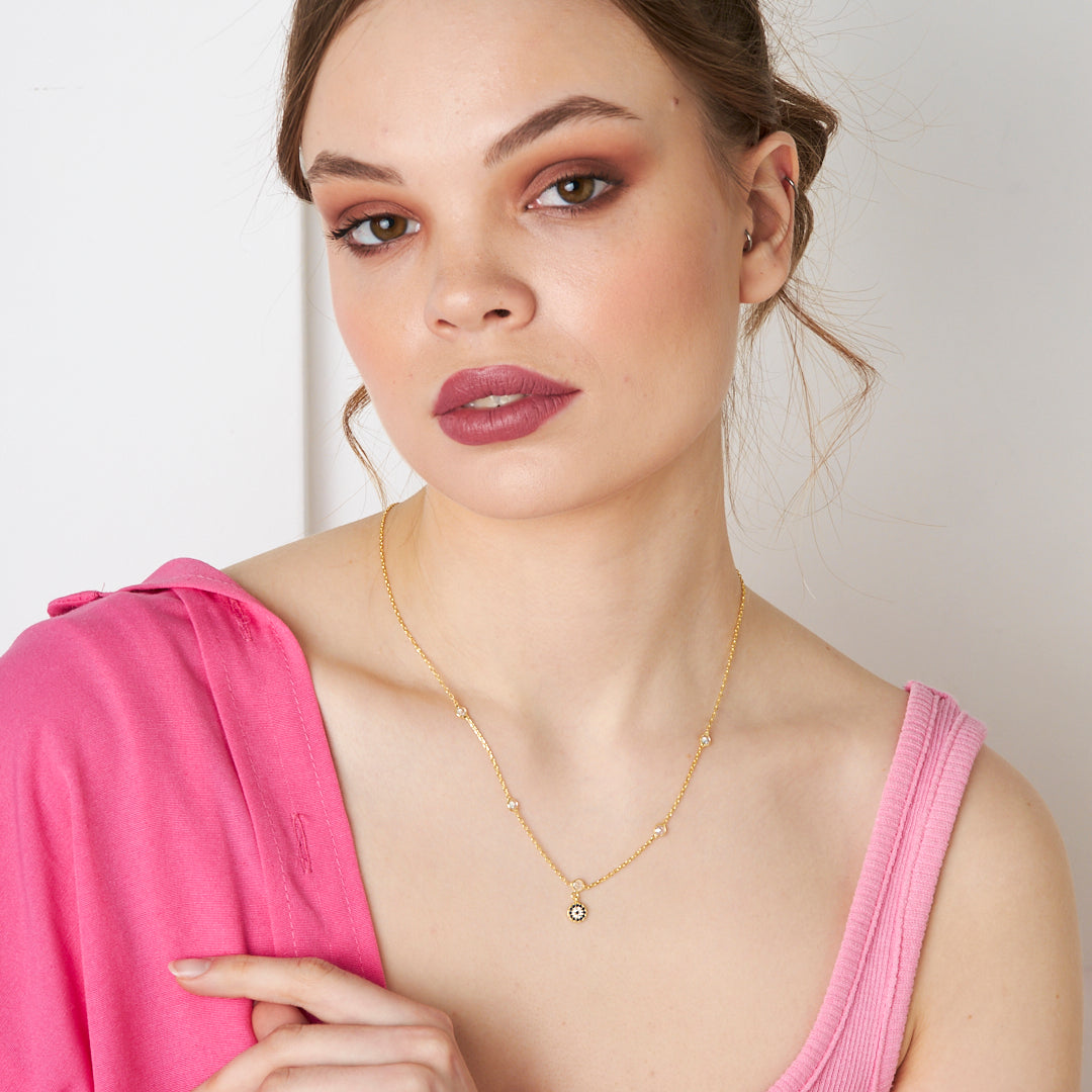 Göz Boncuk Kolye - 925 GÜMÜŞ