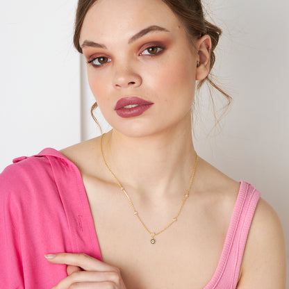 Göz Boncuk Kolye - 925 GÜMÜŞ