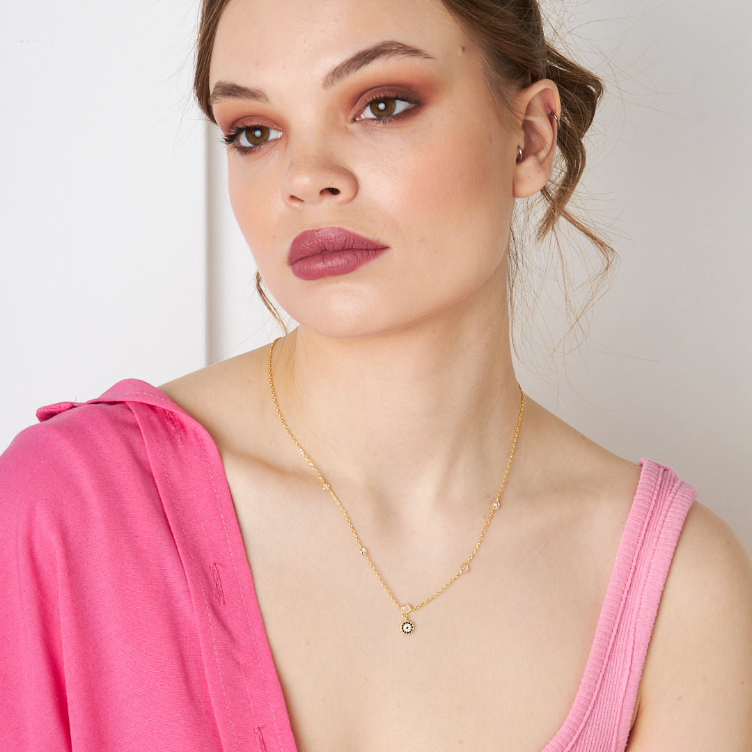 Göz Boncuk Kolye - 925 GÜMÜŞ