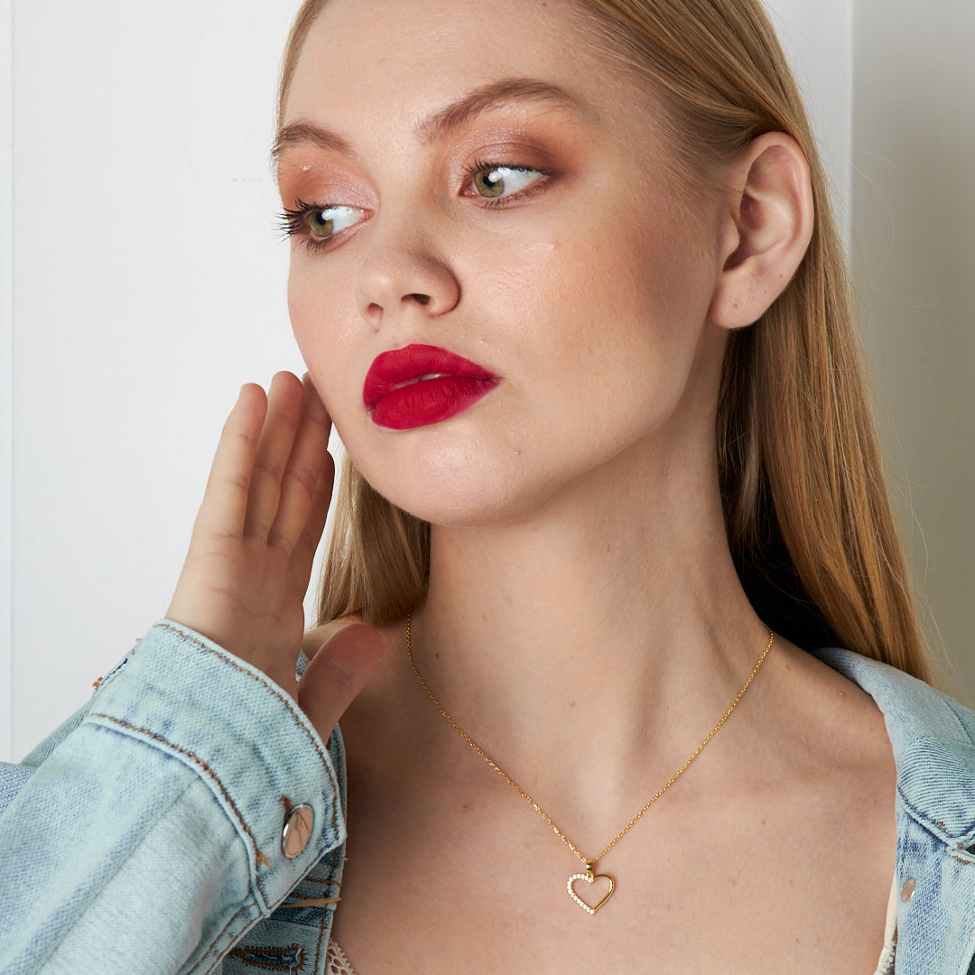 En Sevdiğim Kalp Kolye - 925 GÜMÜŞ