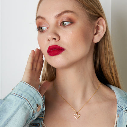 En Sevdiğim Kalp Kolye - 925 GÜMÜŞ