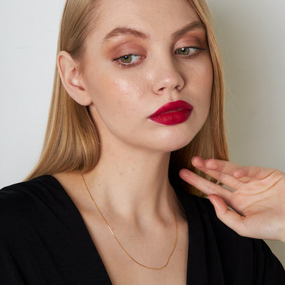 İnce Balıksırtı Zincir Kolye - 925 GÜMÜŞ