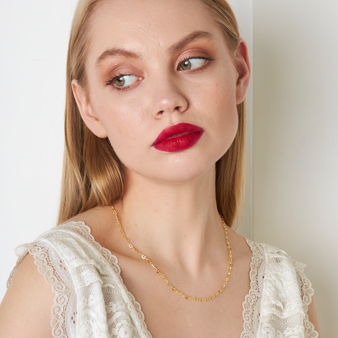 Kalpli Zincir Kolye - 925 GÜMÜŞ