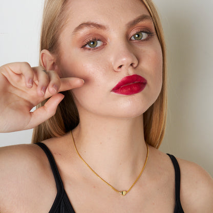 Kalp Zincir Kolye - 925 GÜMÜŞ