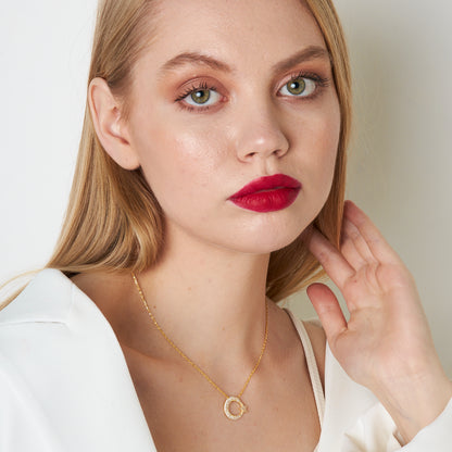 Sıralı Yıldız Kolye - 925 GÜMÜŞ