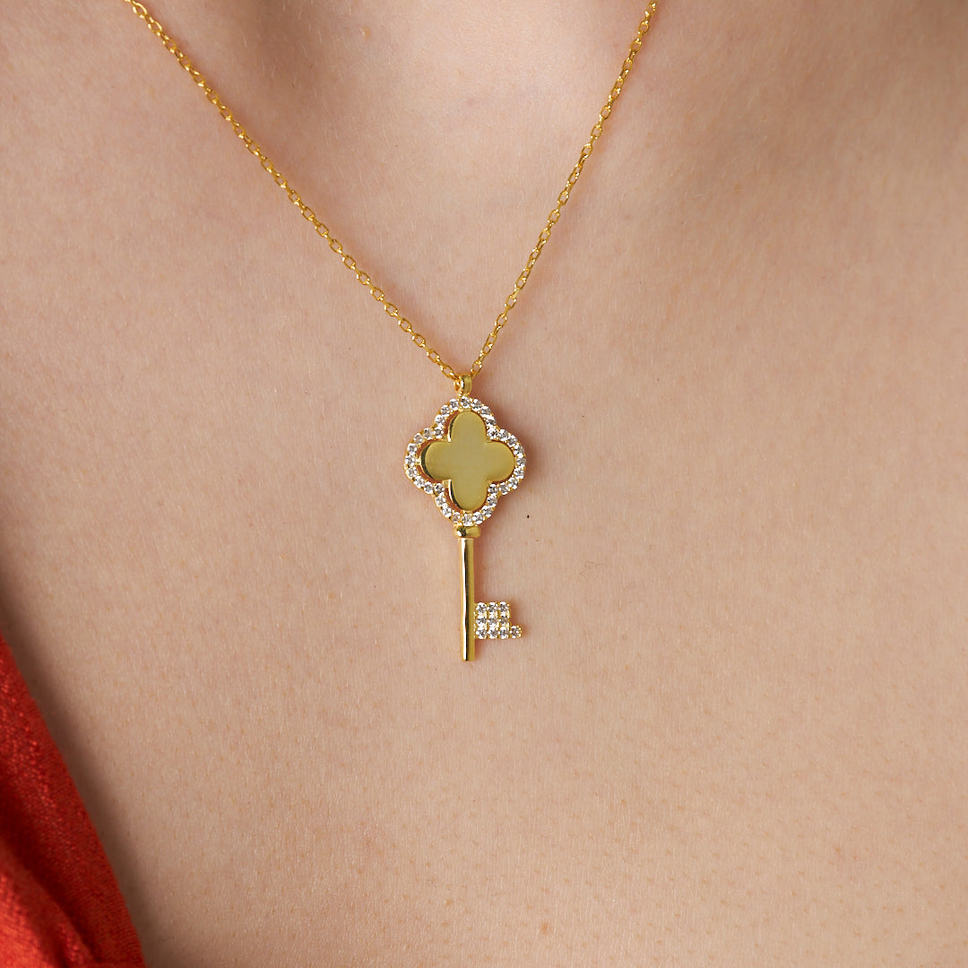 Anahtar Kolye - 925 GÜMÜŞ