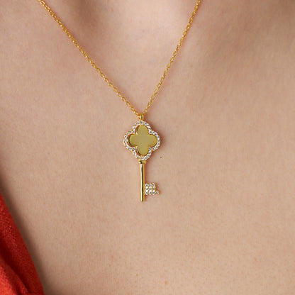 Anahtar Kolye - 925 GÜMÜŞ