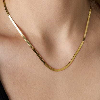 Yılan Zincir Kolye - 925 GÜMÜŞ