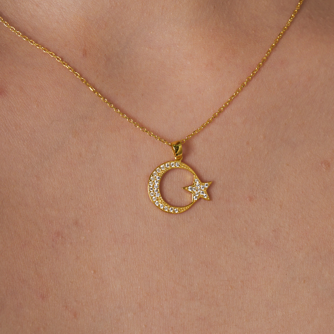 Klasik Yıldız Kolye - 925 GÜMÜŞ