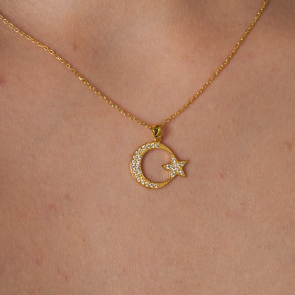 Klasik Yıldız Kolye - 925 GÜMÜŞ