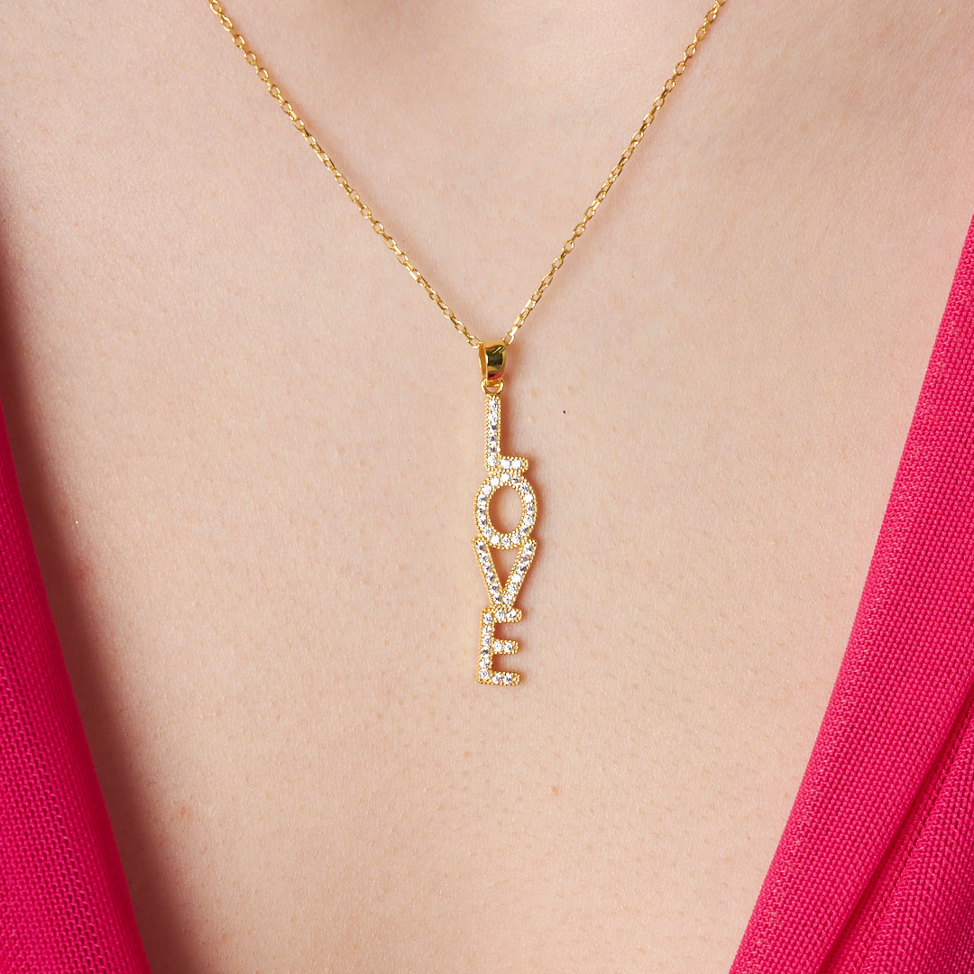 Love Kolye - 925 GÜMÜŞ