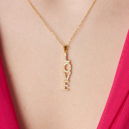 Love Kolye - 925 GÜMÜŞ