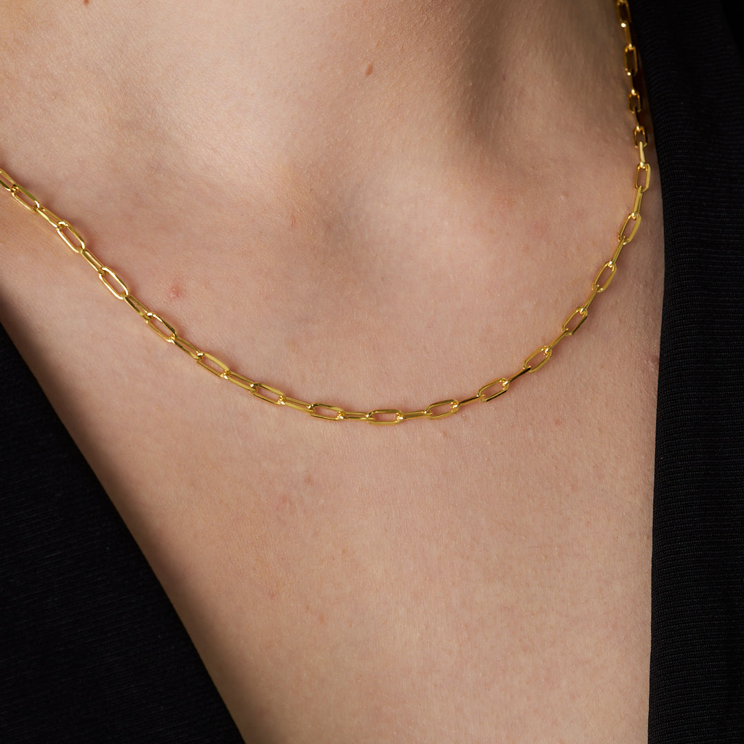 Ataç Zincir Kolye - 925 GÜMÜŞ