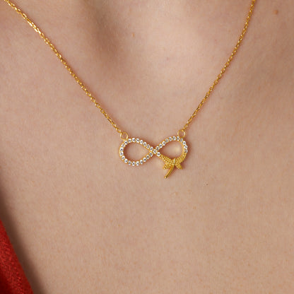 Sonsuz Yusufçuk Kolye - 925 GÜMÜŞ