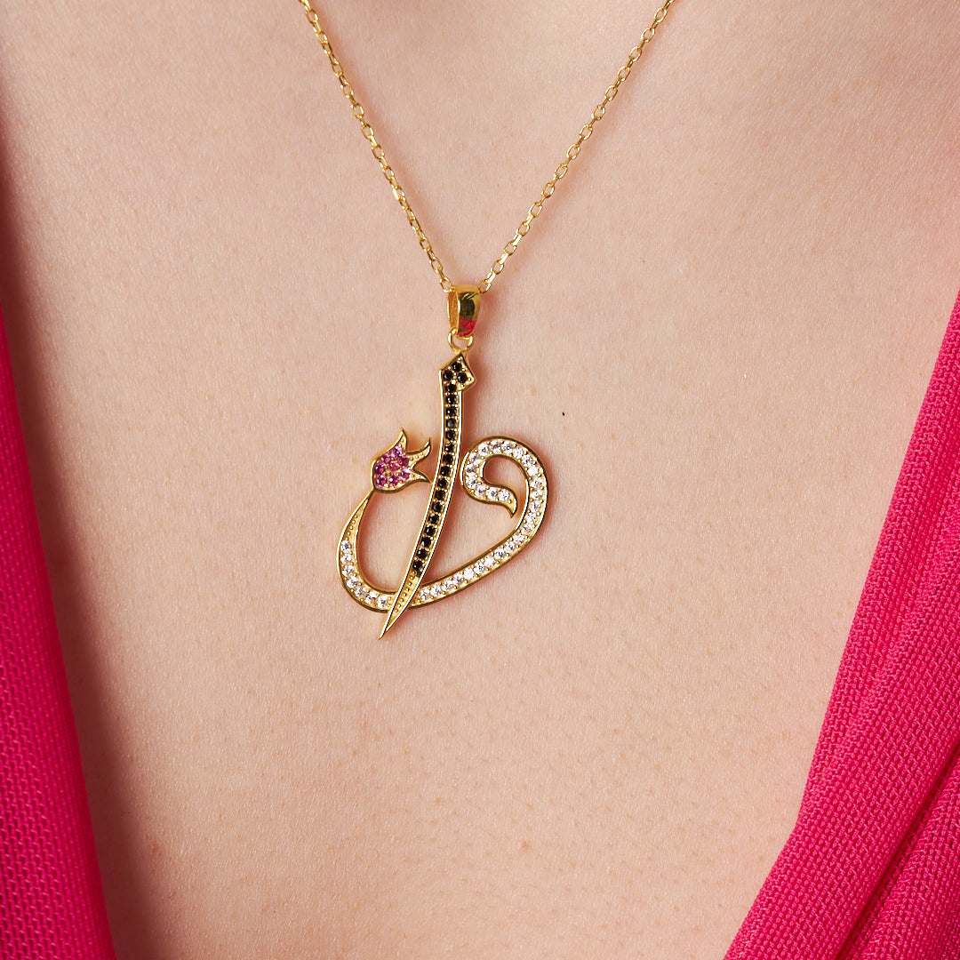 Elif Vav Kolye - 925 GÜMÜŞ