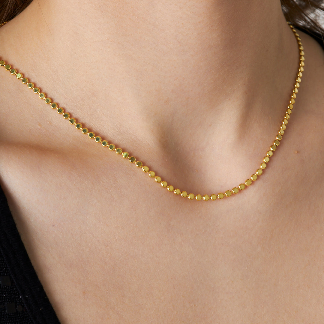 Taç Zincir Kolye - 925 GÜMÜŞ