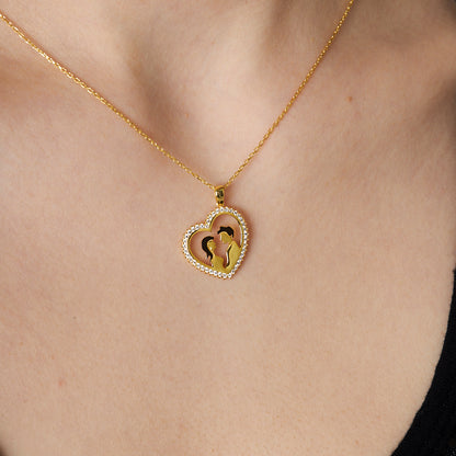 Aşıklar Kolye - 925 GÜMÜŞ