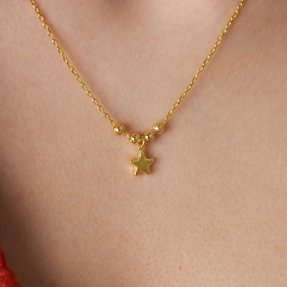 Dorika Yıldız Kolye - 925 GÜMÜŞ