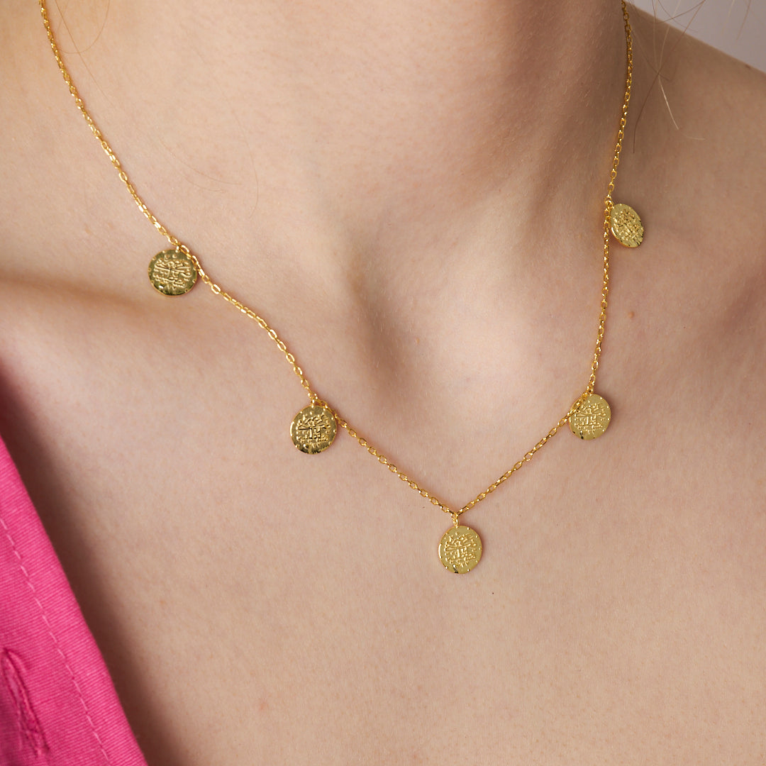 Beş Parçalı Reşat LKolye - 925 GÜMÜŞ