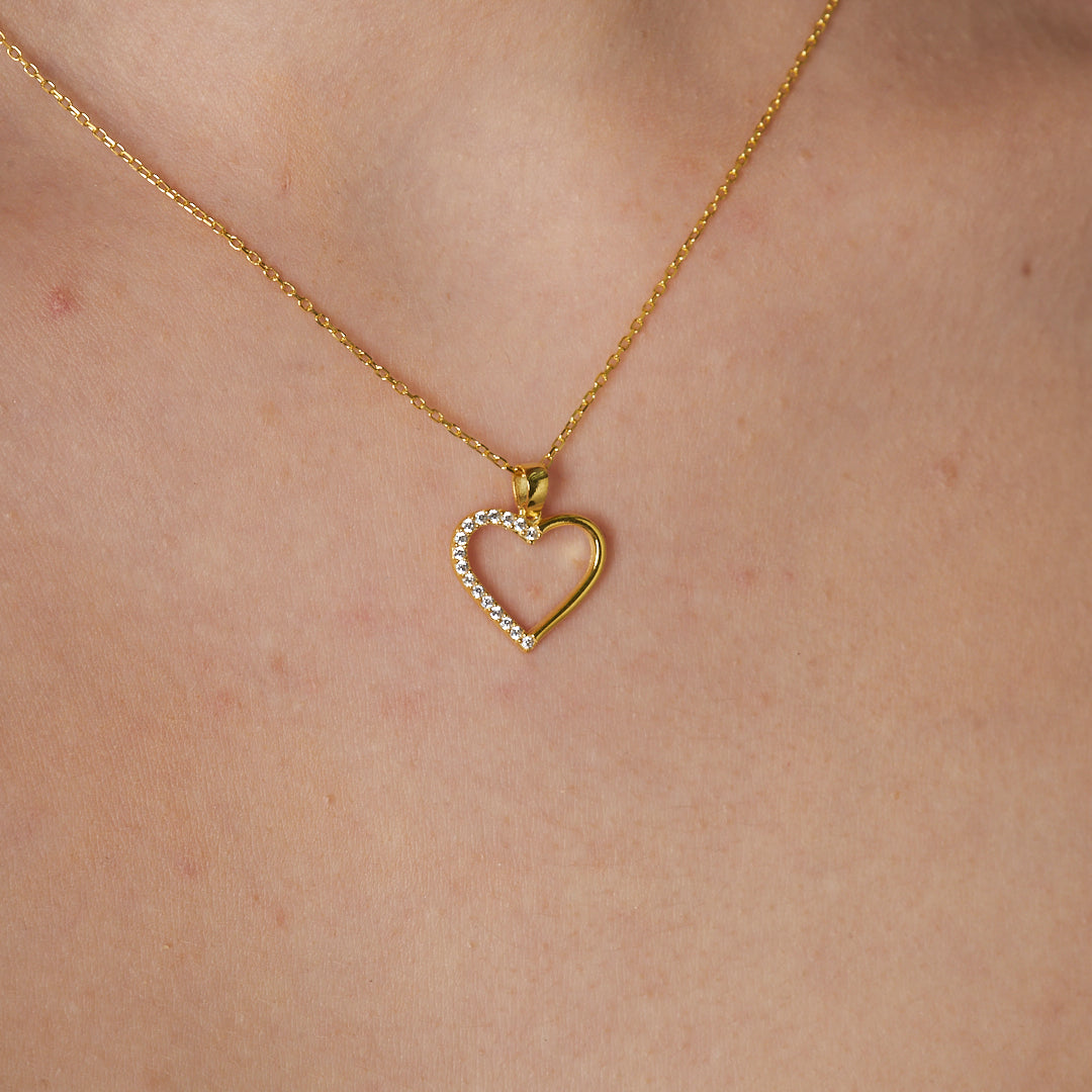 En Sevdiğim Kalp Kolye - 925 GÜMÜŞ