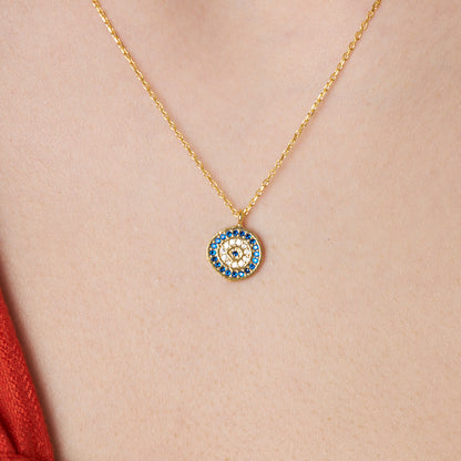 Nazar Numaralı Kolye - 925 GÜMÜŞ