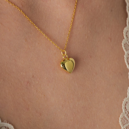 Basit Kalp Kolye - 925 GÜMÜŞ