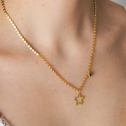 Yıldız Modeli Kolye - 925 GÜMÜŞ