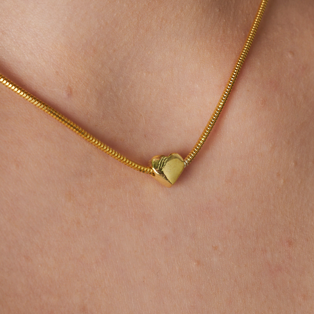 Kalp Zincir Kolye - 925 GÜMÜŞ