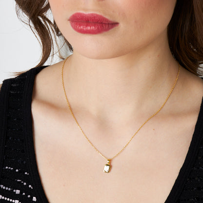 Basit Baget Kolye - 925 GÜMÜŞ