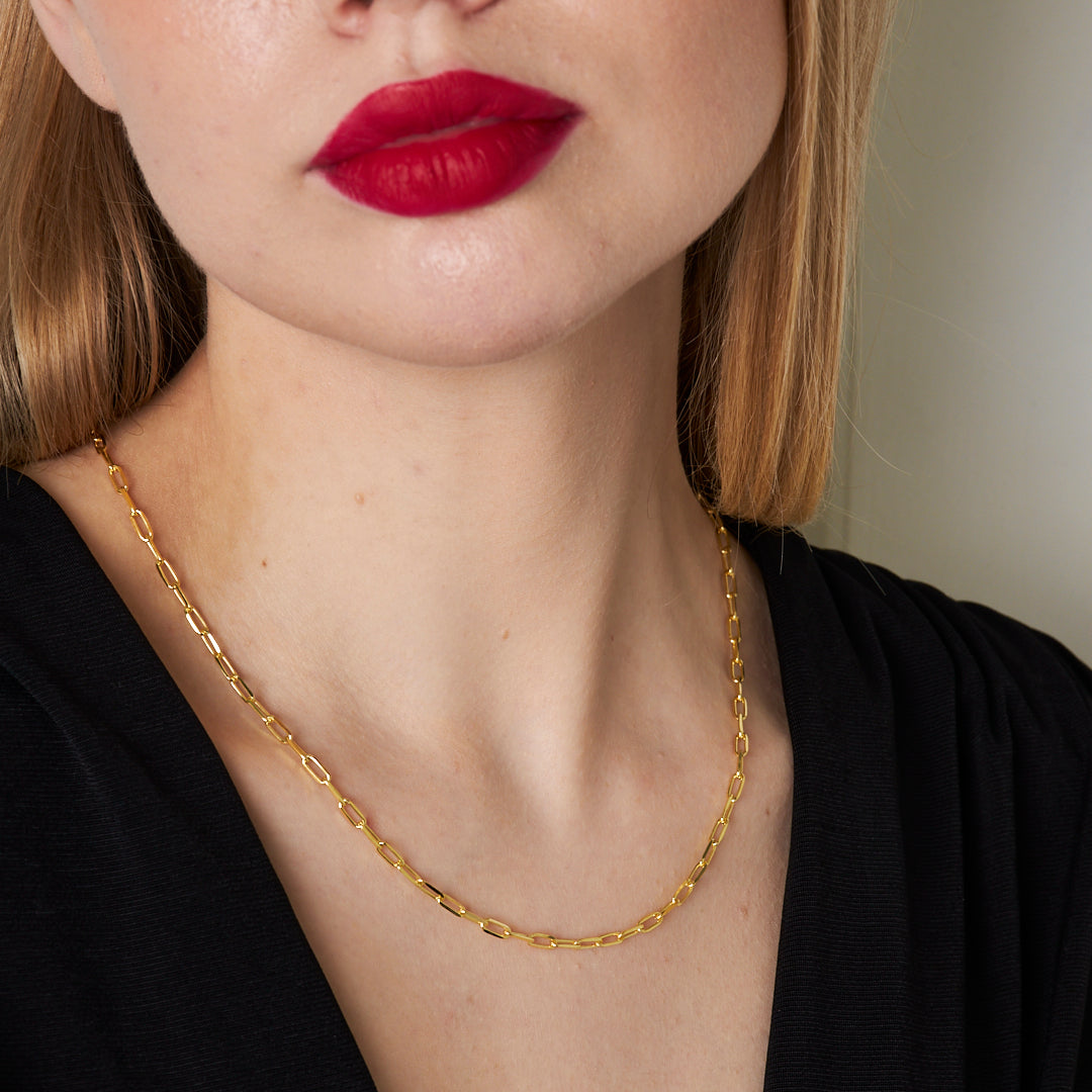 Ataç Zincir Kolye - 925 GÜMÜŞ